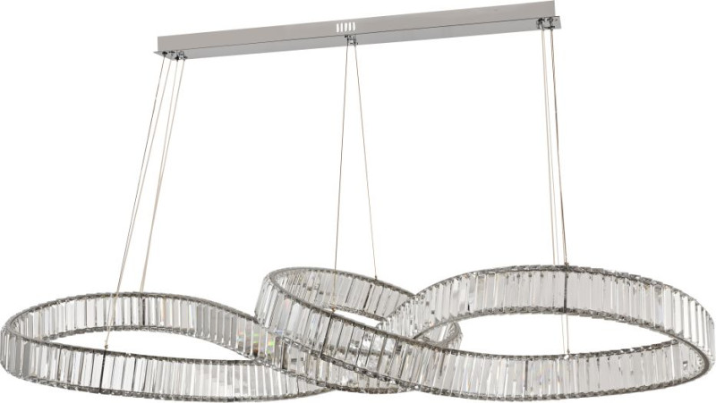 Подвесная люстра 160*53*0 см,  LED, 150W, 3000-6000K, Stilfort VINTAGE  4020/09/16PL хром