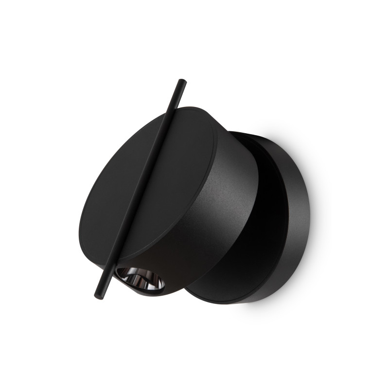 Бра 6,65*10*10*14 см, LED*4W, 3000 К, Nuance MOD180WL-L4B3K Maytoni, Черный и Латунь
