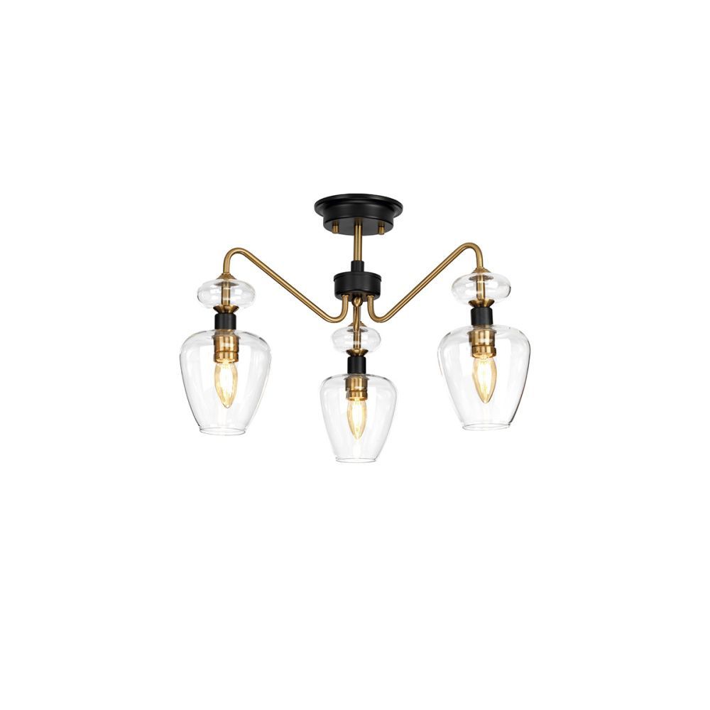 Светильник *56*48 см, E14*40W, Natural Concepts Elstead Lighting Armand HK-MANHATTAN8-S, черный, полированная латунь