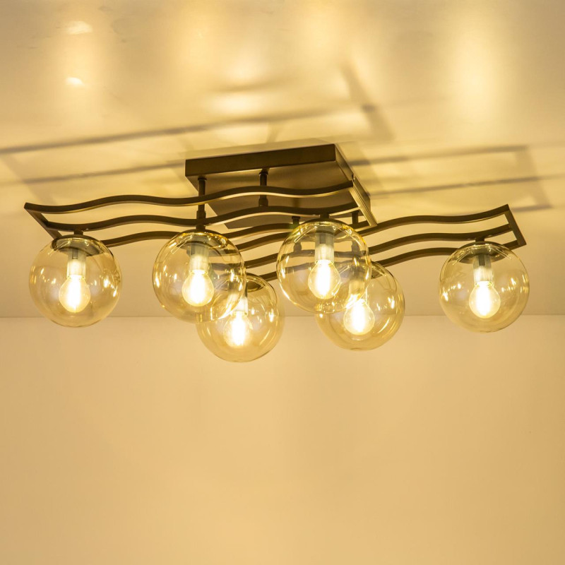 Светильник Citilux Бриз CL106265, коричневый