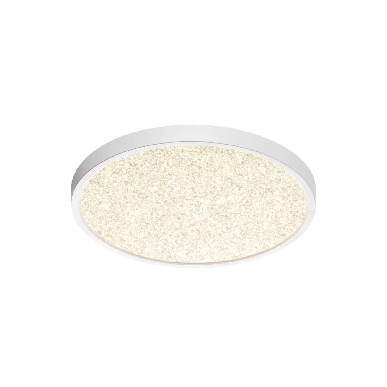 Cветильник 30*2,5 см, LED 24W, 3000/4000 К, IP40, белый, пластик Sonex Omega White, 7661/24L