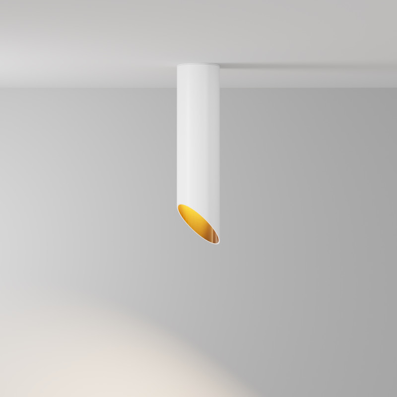 Светильник 6 см, Technical C044CL-01-25GU10-W, белый-золото