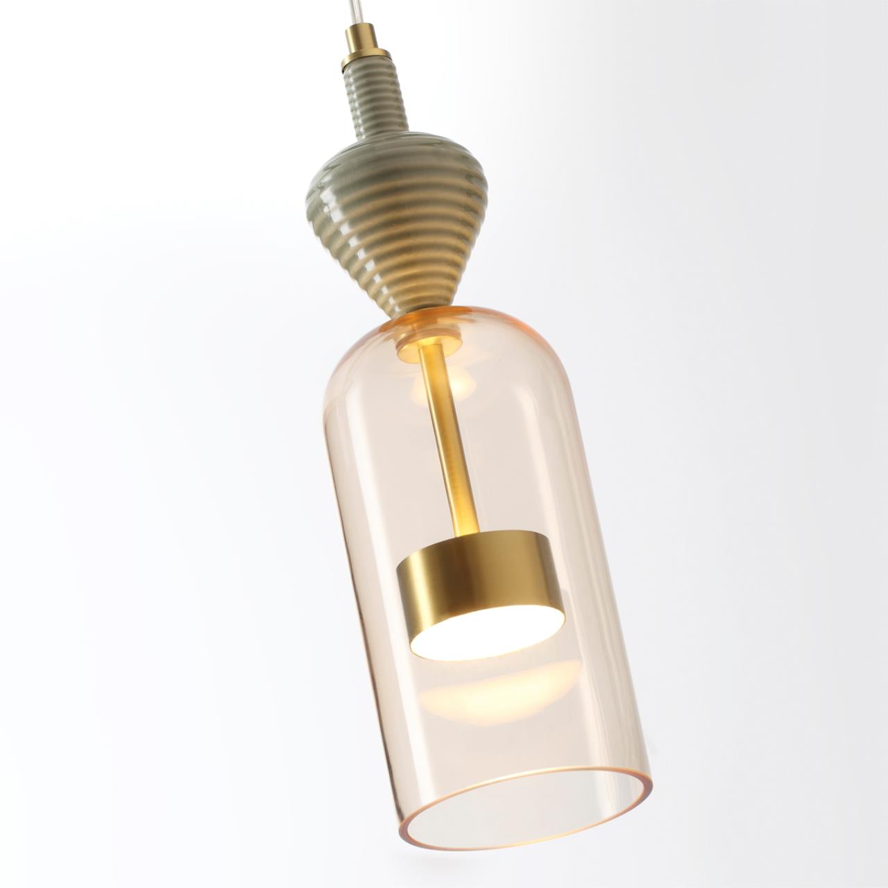 Подвес 12*152 см, LED*12W, 4000К, 1400Lm, 6 м2 Odeon Light Palleta, античная бронза 5045/12LB
