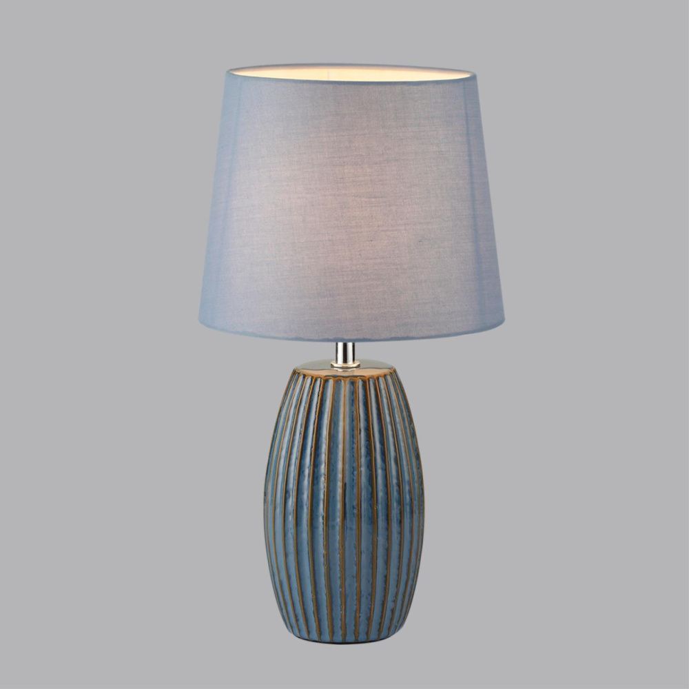 Настольная лампа 37 см, 1*E27*60W, Lumion Lapuna 8123/1T, синий