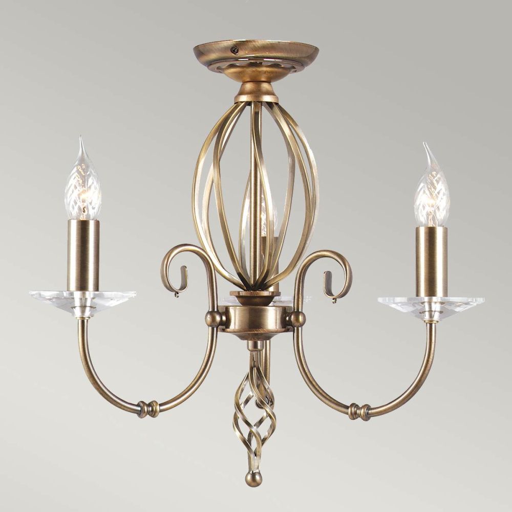 Люстра Elstead Interior, Арт. AG3-AGED-BRASS