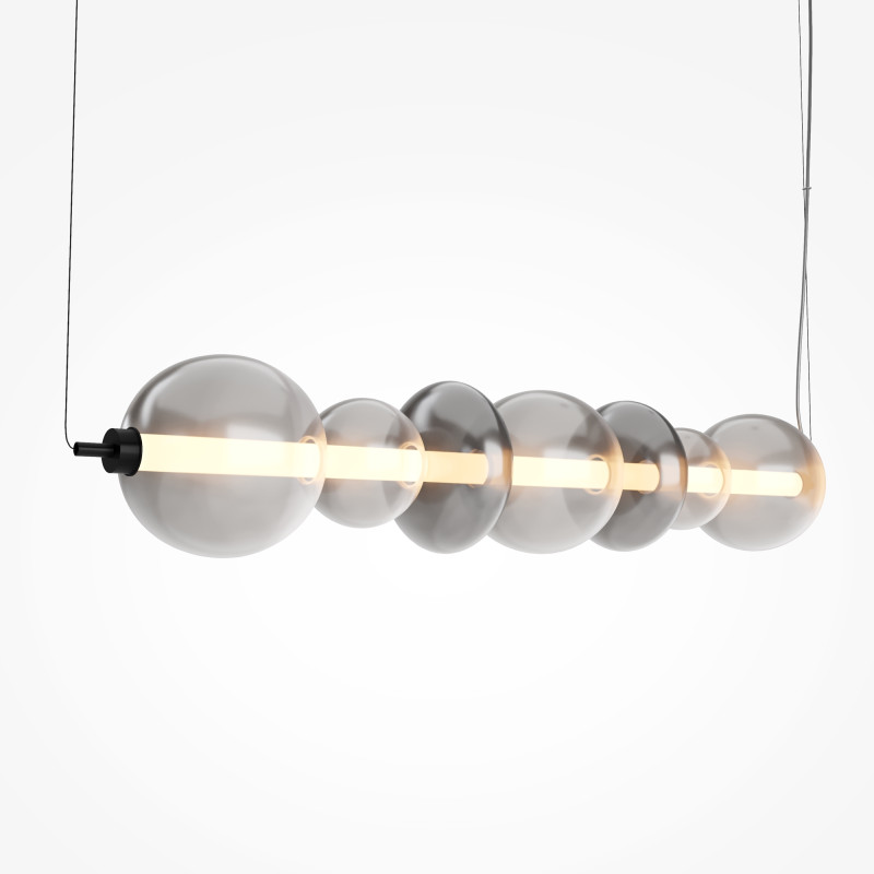 Подвесной светильник 117,5*20*325 см, LED, 40W, 3000К, Maytoni Futuro MOD307PL-L40B3K черный