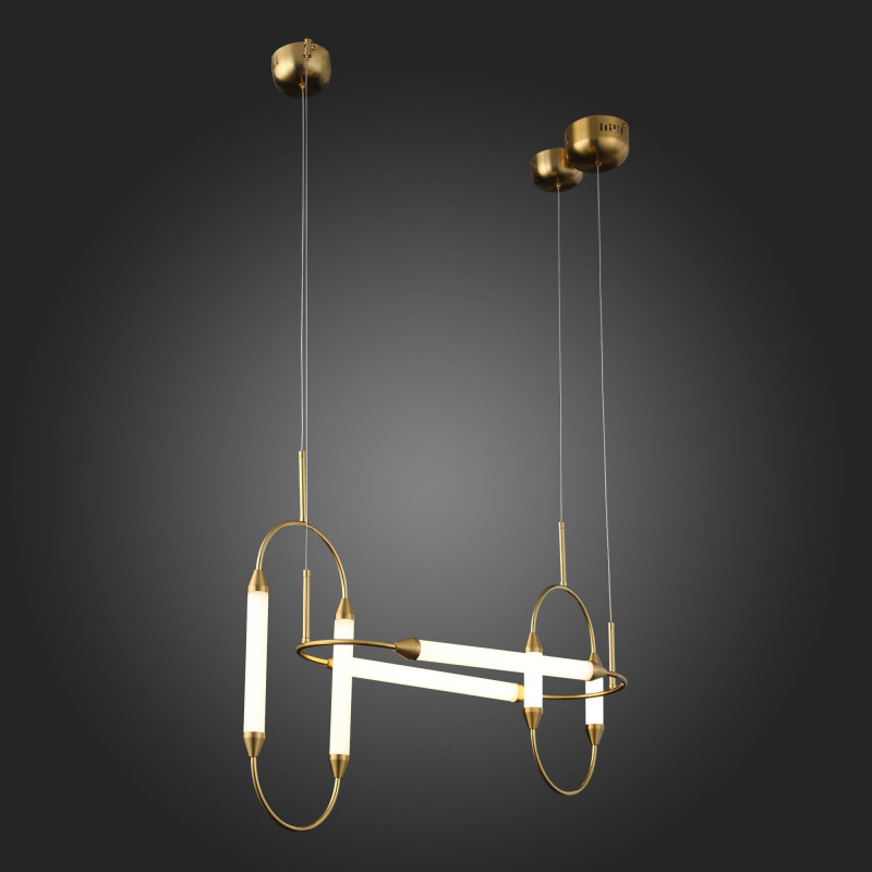 Светильник подвесной 77*42 см, 36W 3000K ST LUCE OLBIA SL6004.303.06 Латунь