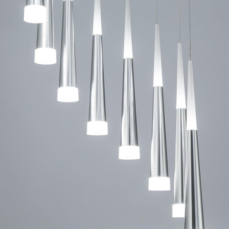 Люстра 45*300 см LED*98 W, 3000 К Citilux Вегас Алюминий CL227140