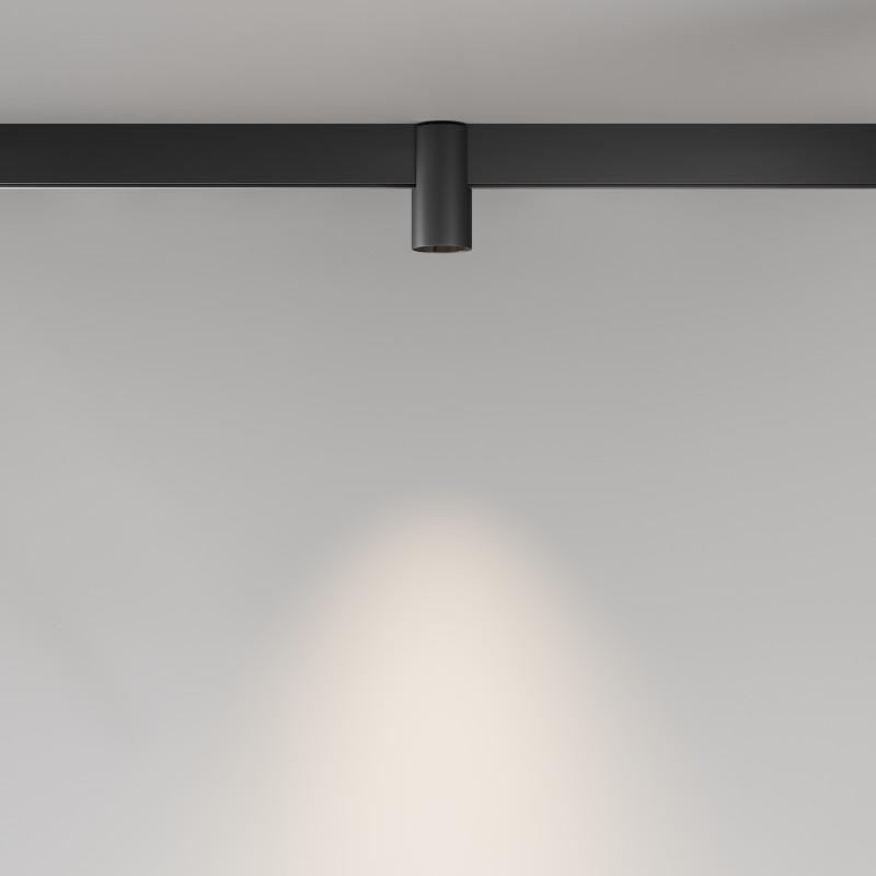 Светильник 5,3*5,3*10,4 см, LED, 7W, Maytoni Technical ALFA TR122-4-7W-DS-B черный, 3000-6000K, Dim