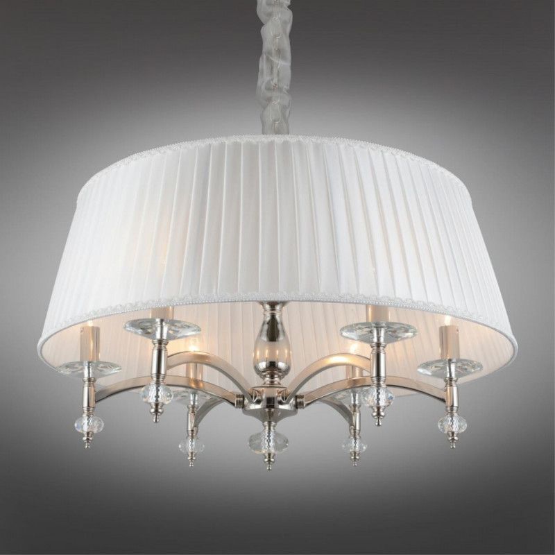 Подвесная люстра 70*70-140 см, 6*E14, 40W, Aployt Lyusi APL.711.06.06, хром