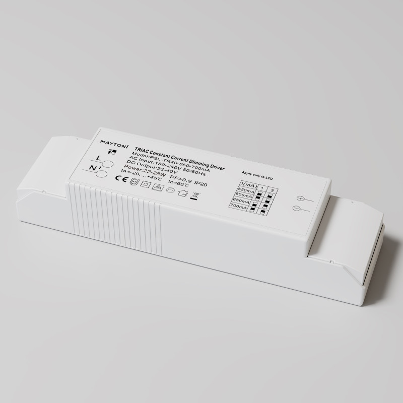 Блок питания 15,2*4*3 см, Maytoni Technical psl-tr PSL-TR40-550-700mA белый