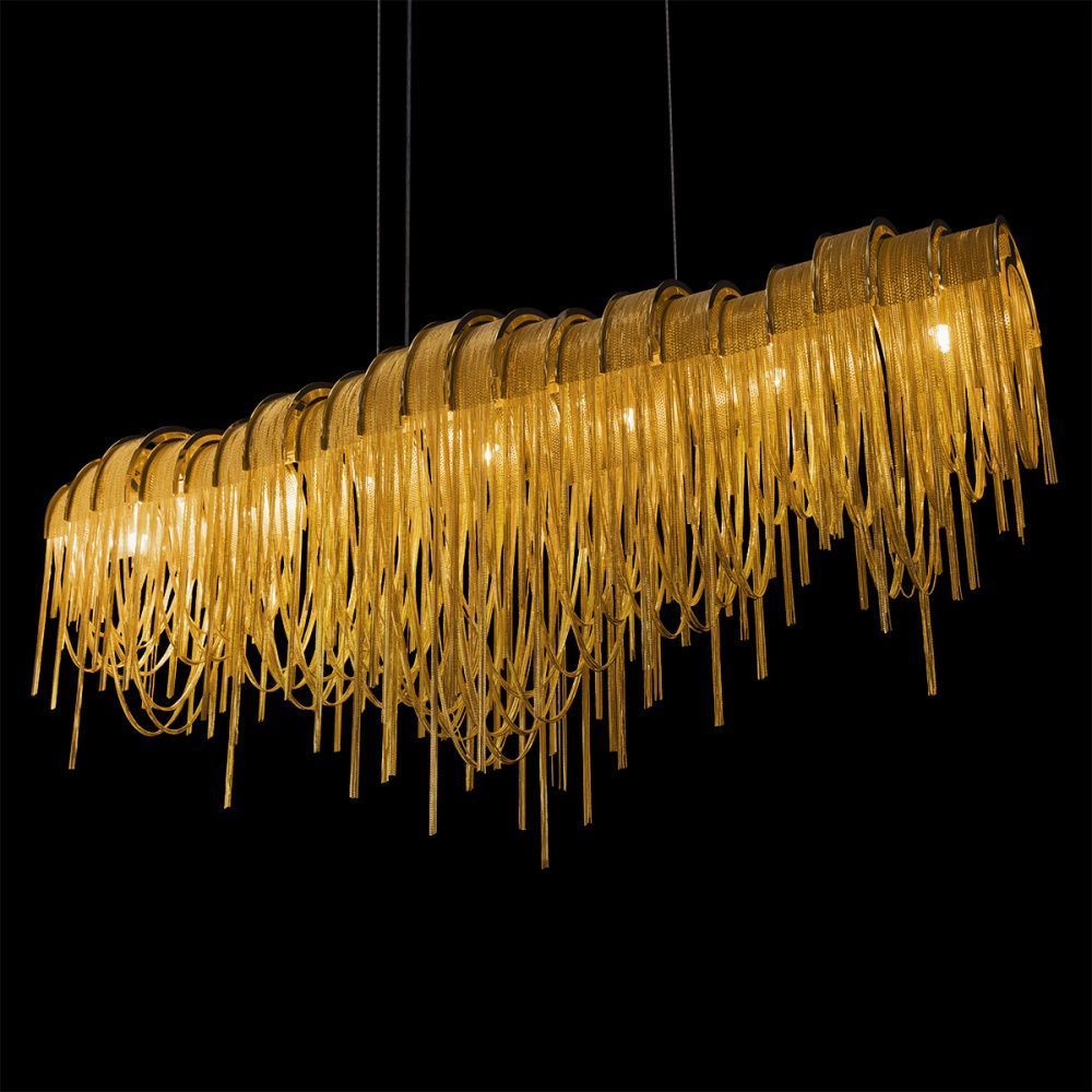 Подвесная люстра 115 см, Loft IT Volver 10404/1150L GD, золото