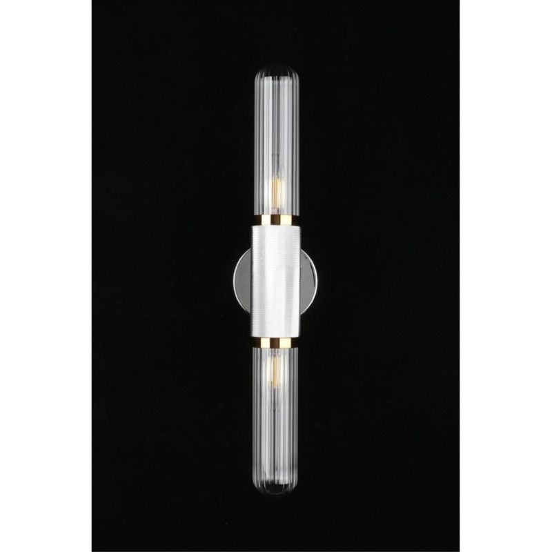 Бра 9*10*48 см, 2*E14, 7W, Aployt Brynia APL.307.41.02, бронзовый