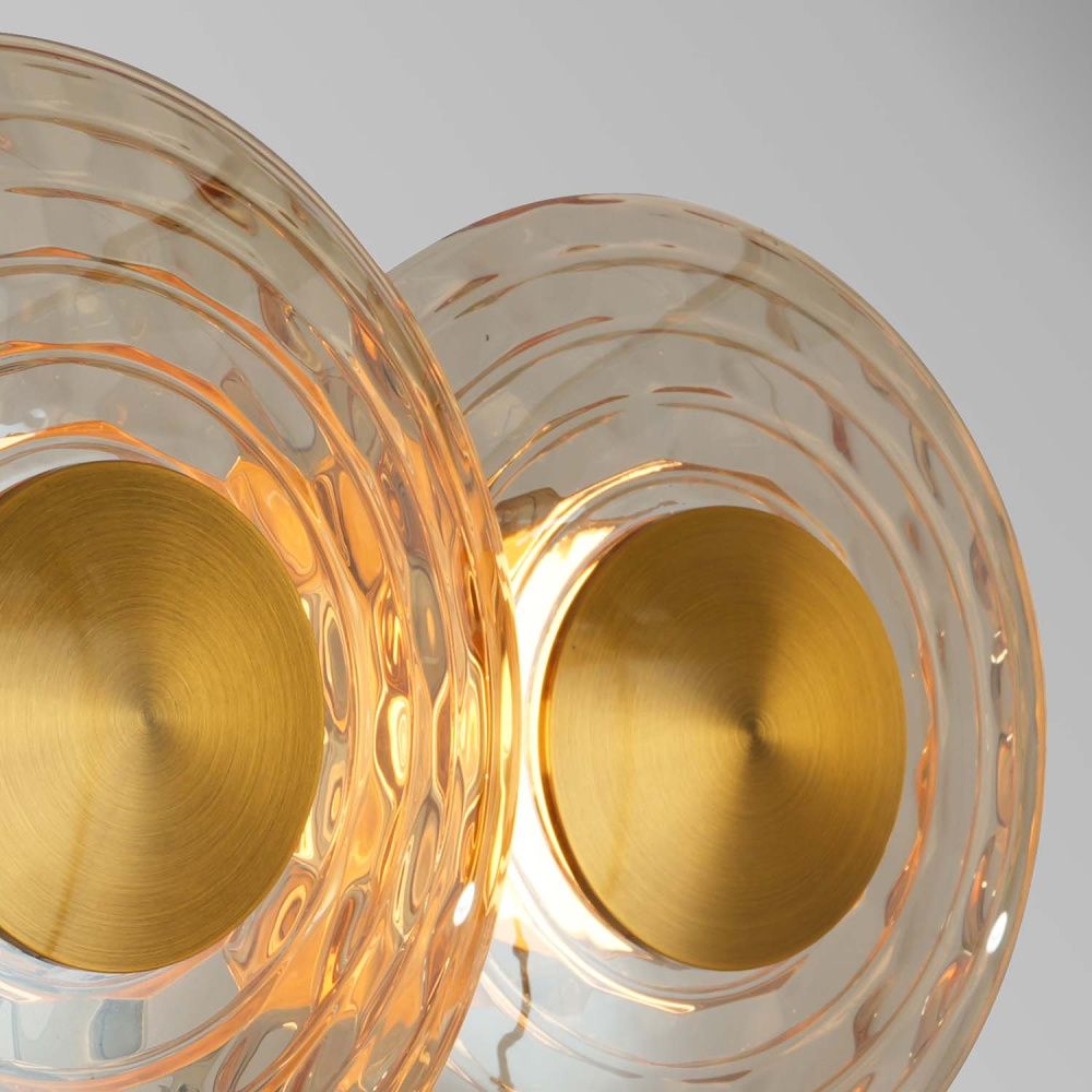 Бра 35*15 см, 3*LED, 18W, 4000K, Favourite Claros 4641-3W, латунь