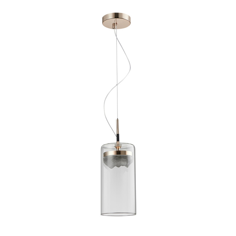 Светильник подвесной 14*28 см, 1 LED*6W, 4000 К, Arte Lamp Idillio A2306SP-6GO, Золото