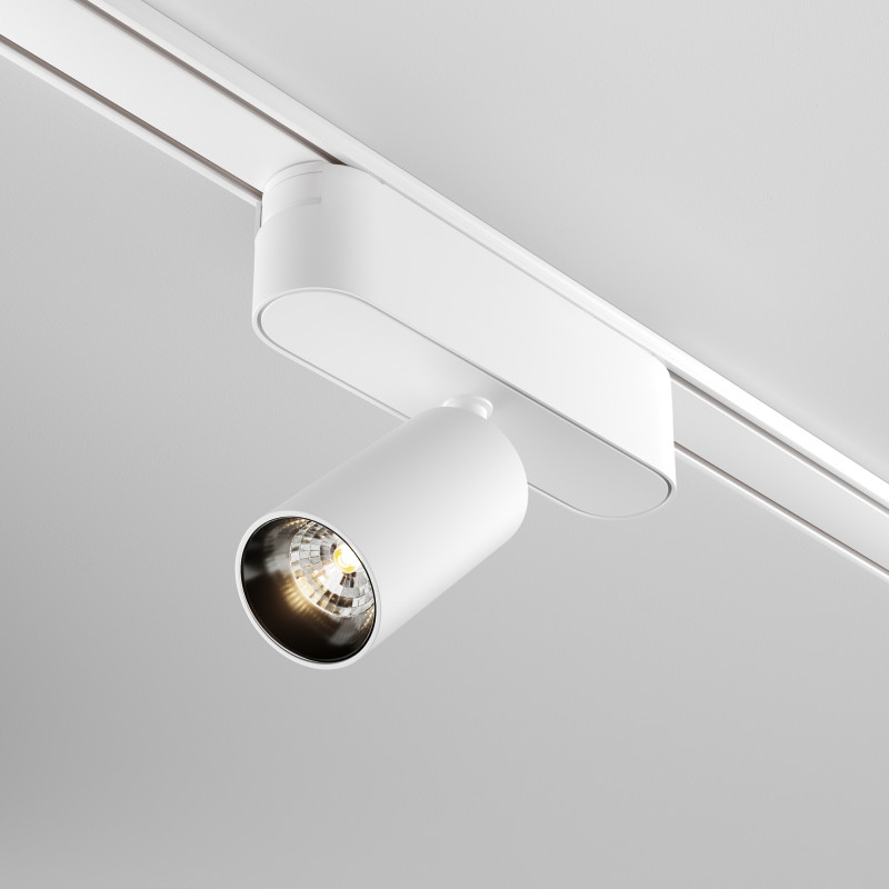 Трековый светильник 3,1*11,5*9,7 см, LED 5W, 3000К, Белый Maytoni Focus LED TR103-1-5W3K-M-W