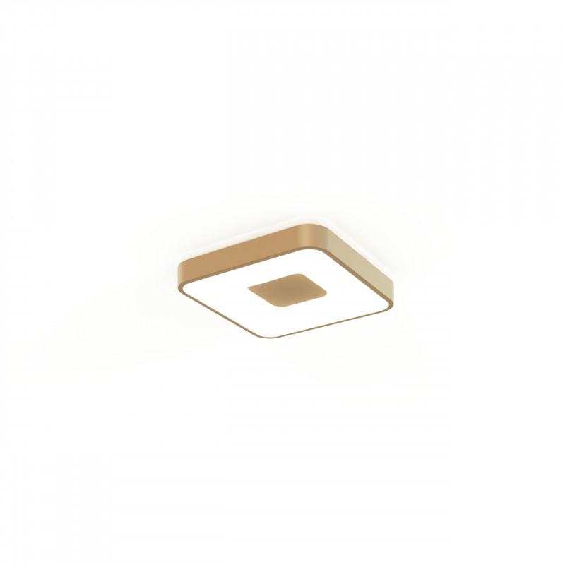 Светильник 34*34*7 см, LED *  56W, 3000К-6000К Mantra Coin 7927, золотой
