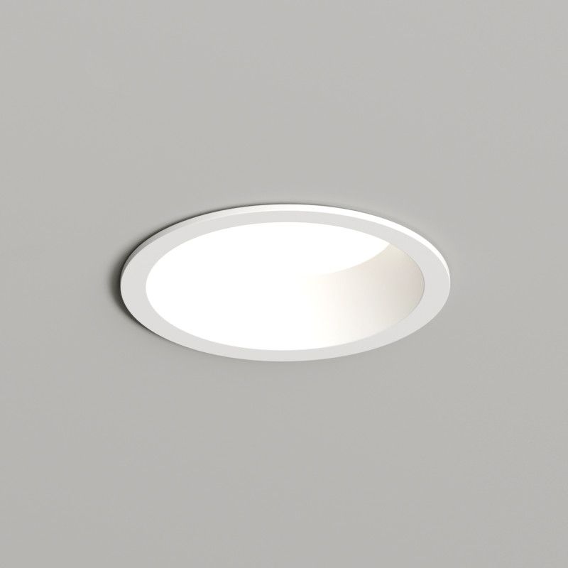 Влагозащищенный светильник 8,2*8,2*4,5- см, 1*GU5.3*15W, Denkirs Deep DK3103-WH, белый пластик