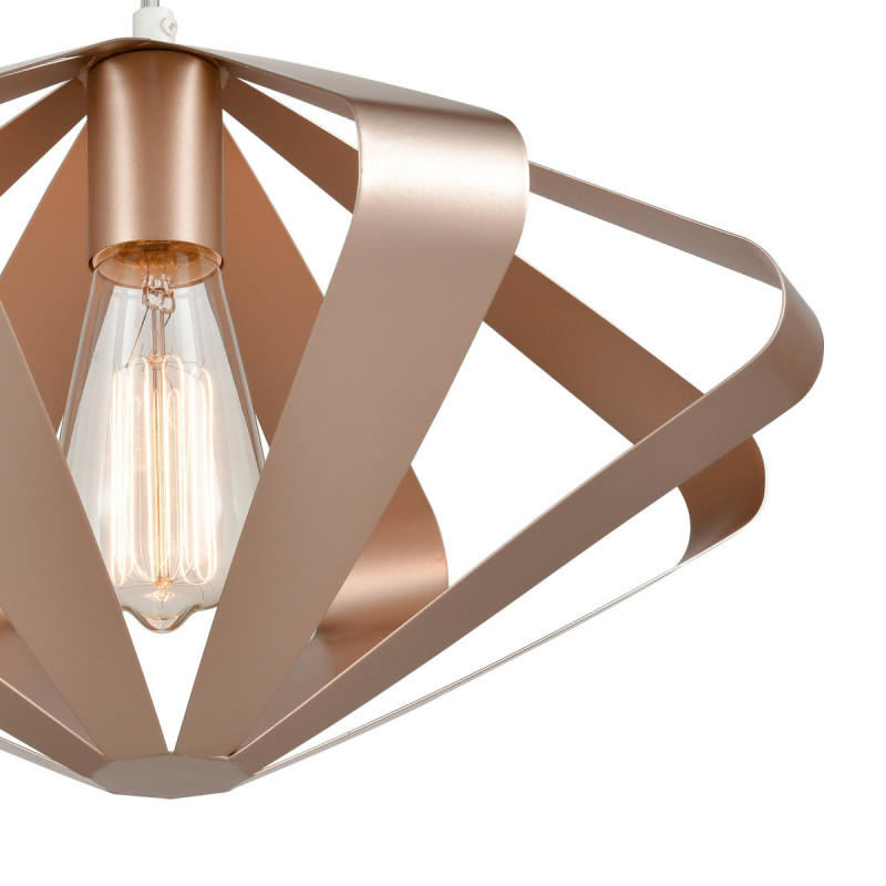 Подвесной светильник  38*152 см, 1*E27 розовое золото Vele Luce Ophir VL5324P11