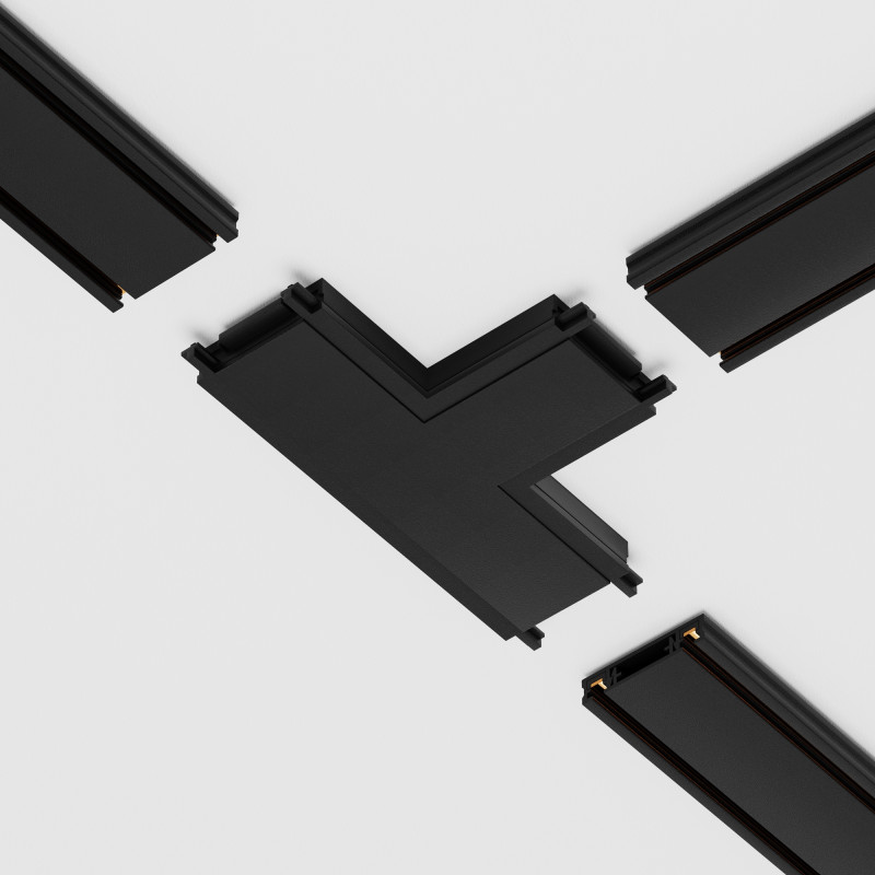 Комплектующие для накладной трековой системы Maytoni Technical Magnetic track system Radity TRA084CT-11B черный