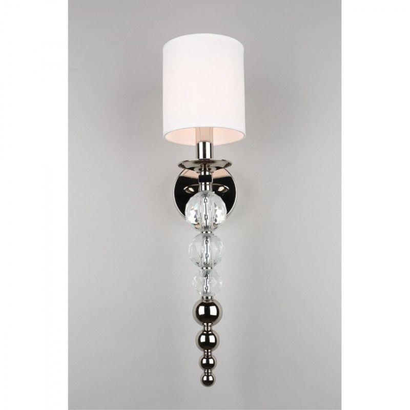 Бра 20*14*57 см, E14, 40W, Aployt Floretta APL.842.01.01, никель