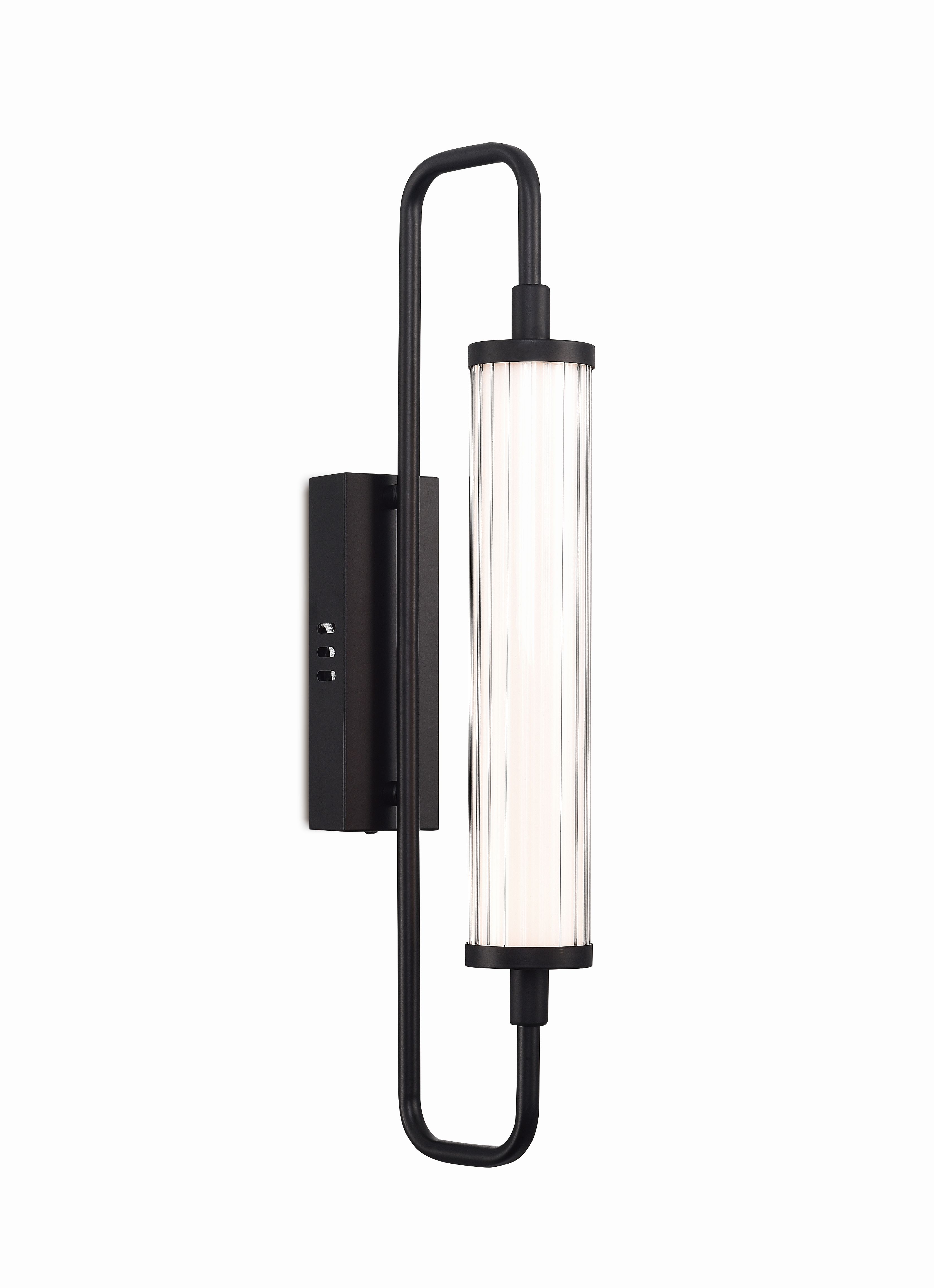 Бра 120*50*500, LED, 10W 4000K NewRgy LED 2301-DW BLACK, Черный