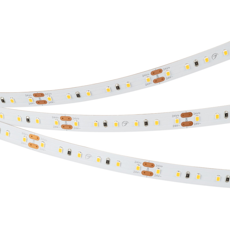 Лента MICROLED-M120-8mm 24V Warm3000 (6.5 W/m, IP20, 2216, 5m) (Arlight, Открытый) 024438(2). Цена указана за 5 метров. Продается кратно 5 метрам.