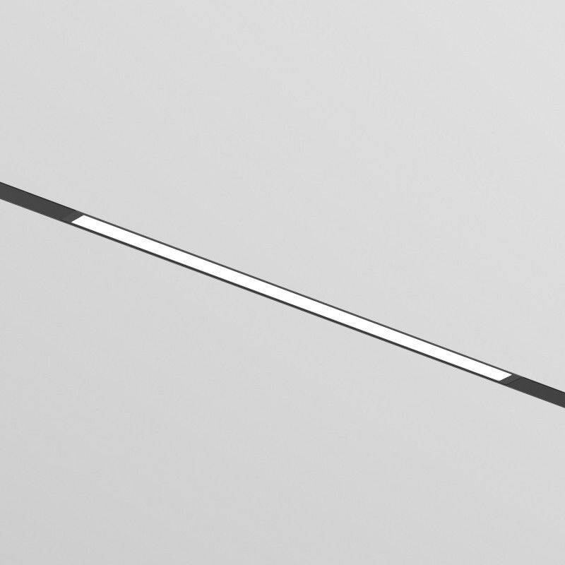 Трековый однофазный светильник 60 см, 27W, 3000K, Denkirs Simple Linear DK8105-BK, черный