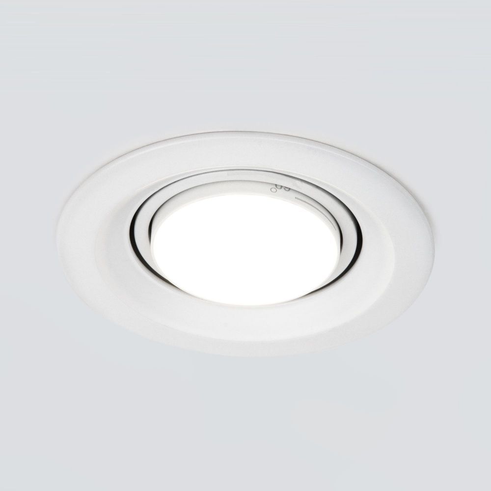 Встраиваемый светодиодный светильник с регулировкой угла освещения 9919 LED 10W 4200K белый Elektrostandard