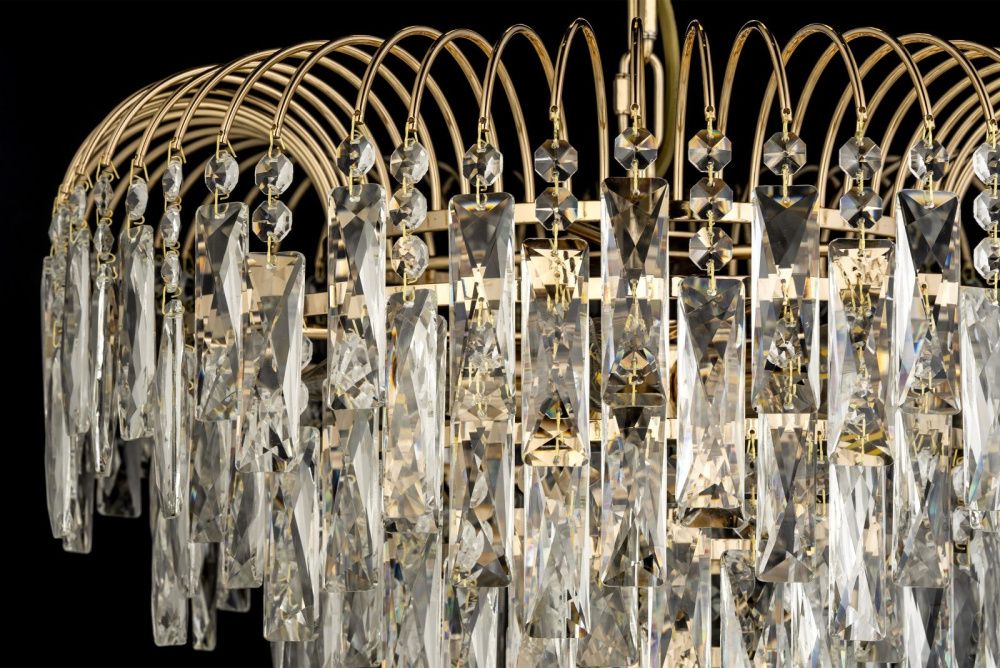 Люстра подвесная *46*35 см, 8*E14*40W, Arti Lampadari Sabina Sabina E 1.5.46.102 G, золото