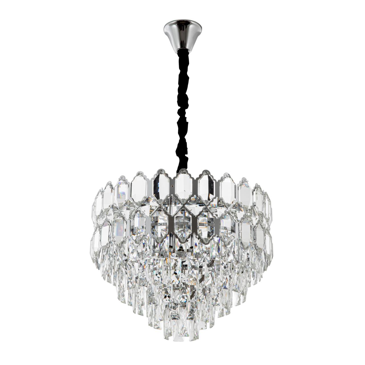 Подвесная люстра 50*50*100 см, Е14 8x40W, Хром MODELUX ML.97007.500 CR