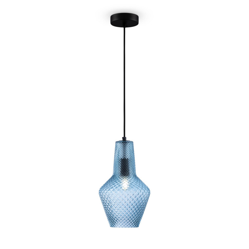 Подвесной светильник Maytoni Modern Pendant Tommy P045PL-01B лазурный, диаметр 25 см