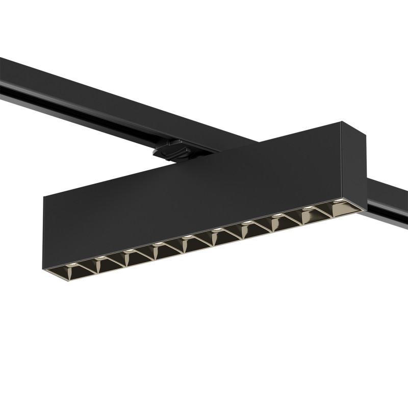 Светильник на шине 27,3*3,5*6 см, LED * 20W, 3000K, Denkirs Edder DK6434-BK, черный