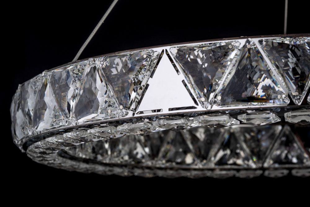 Люстра подвесная *60* см, Led лента*LED*60W, 3300/4200/6500K, Dio D`arte Daiano Daiano L 1.5.60.100 N, Никель