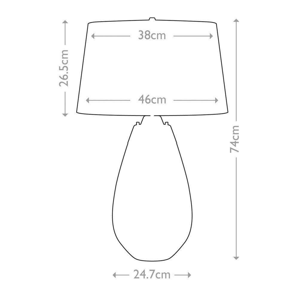 Настольная лампа Elstead Lighting, Арт. LENA-TL-L-BLUE