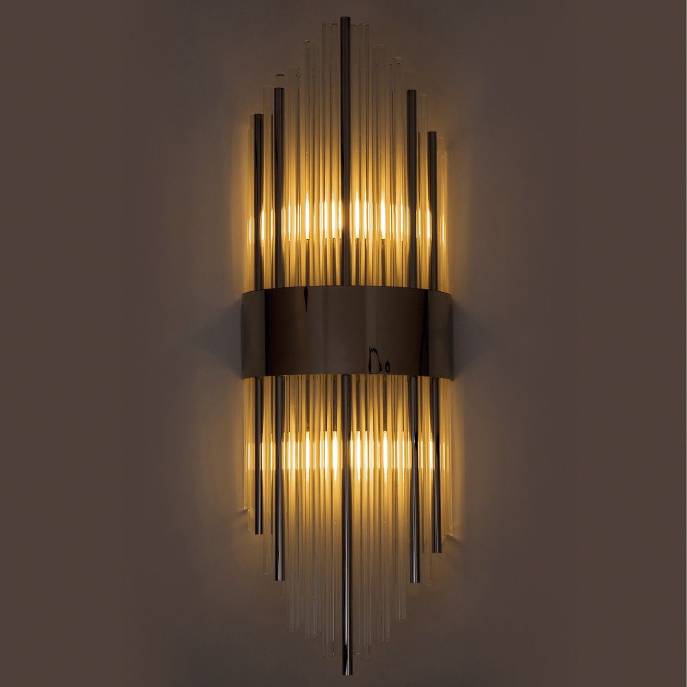 Бра 20*10*60 см, Е14 2x40W, Хром MODELUX ML.501.02 CR