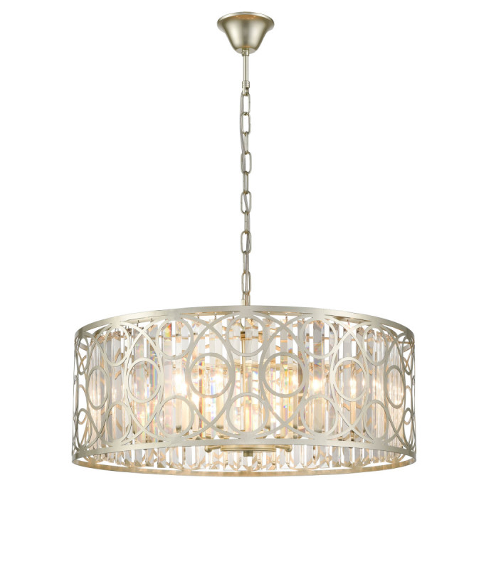 Подвесная люстра  61*110 см, 8*E14 шампань Vele Luce Riccio VL3164P08