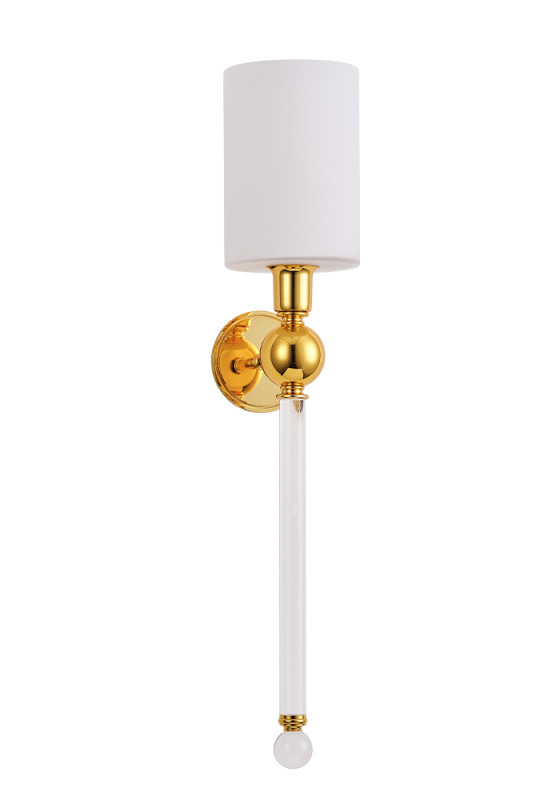 Бра Crystal Lux MIRABELLA AP1 GOLD/WHITE Золото