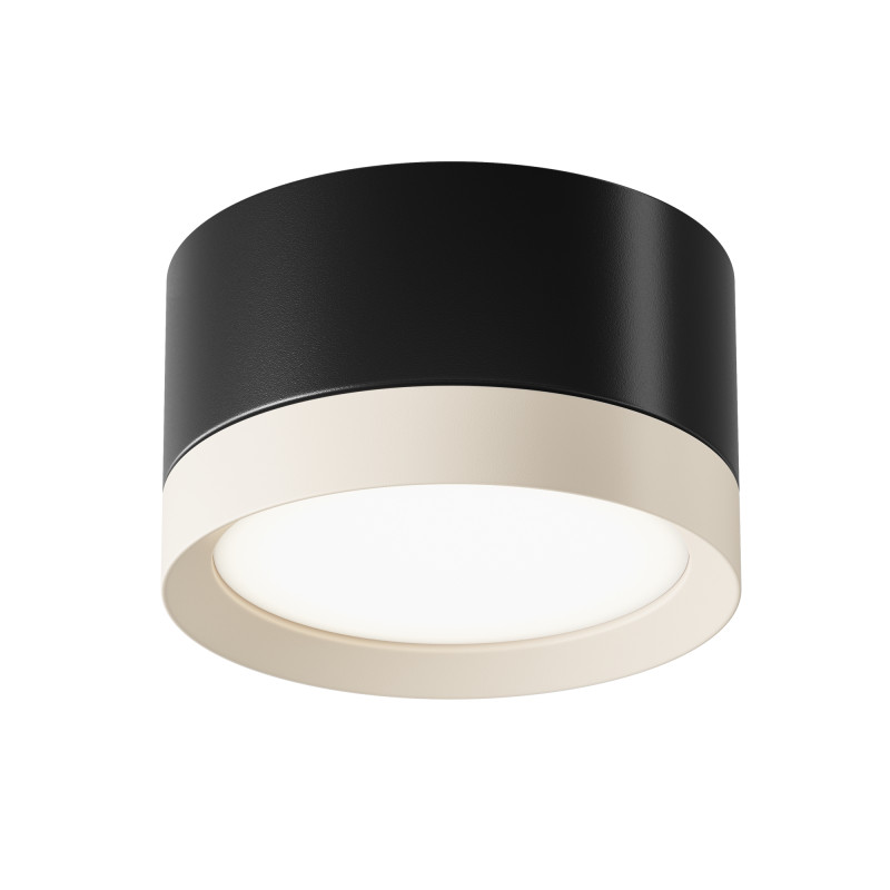 Светильник 9 см, Technical C086CL-GX53-SRD-BW, черный-белый