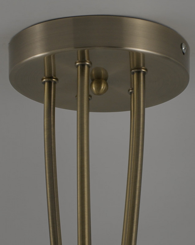 Подвесная люстра 60*55 см, E14 300 W, Moderli Lione V1204-5C Античная латунь