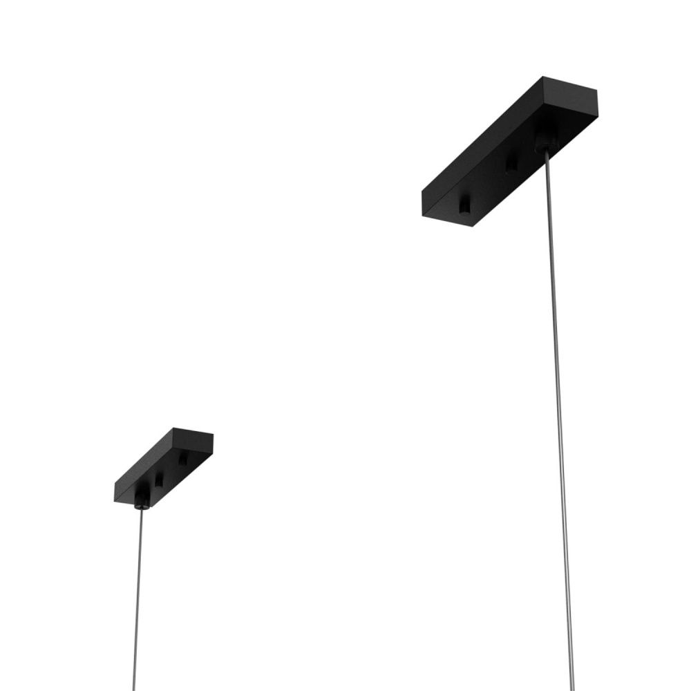 Светильник подвесной 180*14-180 см, 4*LED*10W, 3000-6000K, Lightera Huron LE118L-4G SMART, Черный