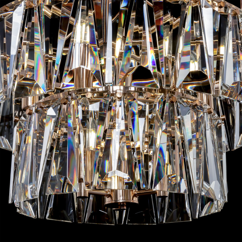 Подвесная люстра Maytoni Puntes MOD043PL-18G, диаметр 77 см, золото
