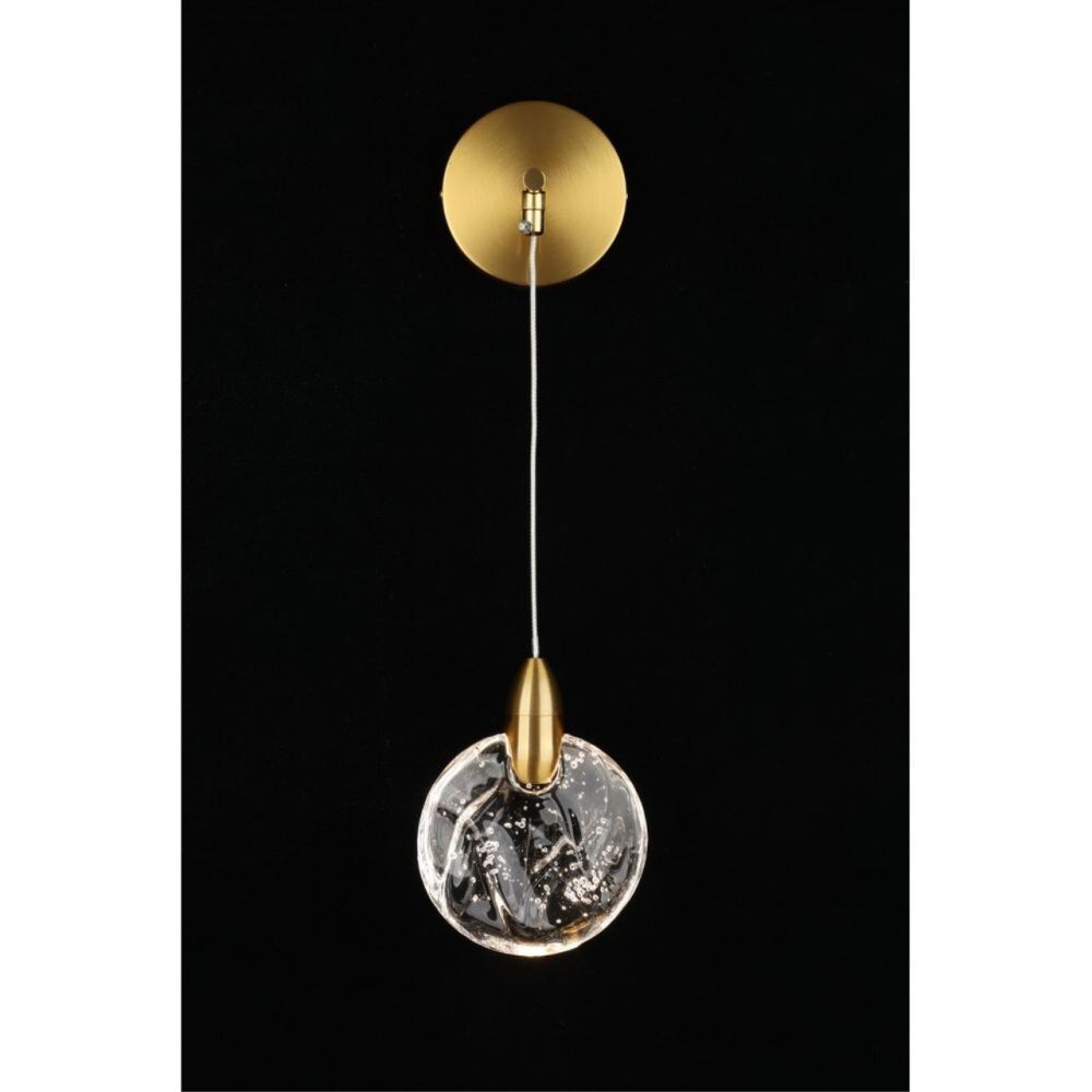 Светильник настенный 44 см, 3W, 3500K, Aployt Liza APL.084.01.03, латунь