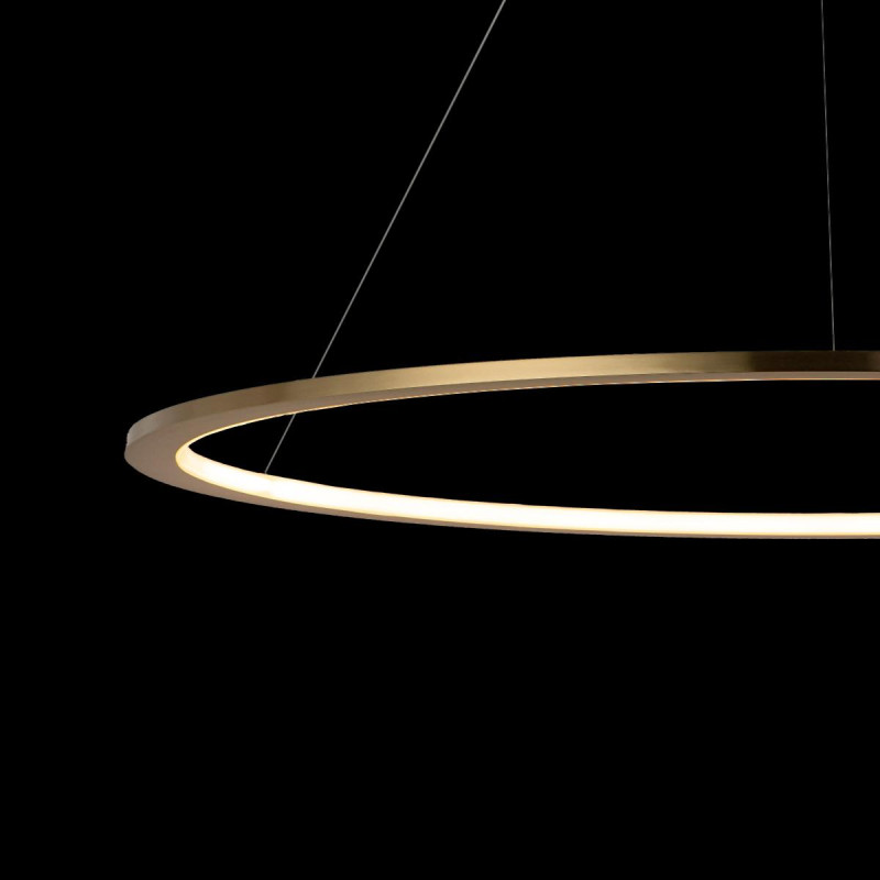Подвесной светодиодный светильник Loft IT Ring 10014XL, 36W LED, 3000K, диаметр 100 см, золото