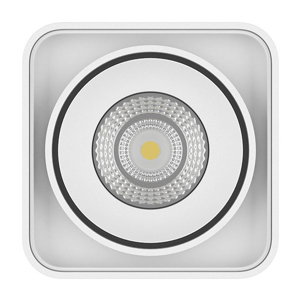 Светильник 10*10*17 см, 10W, 3000К  Lightstar Monocco белый 052336