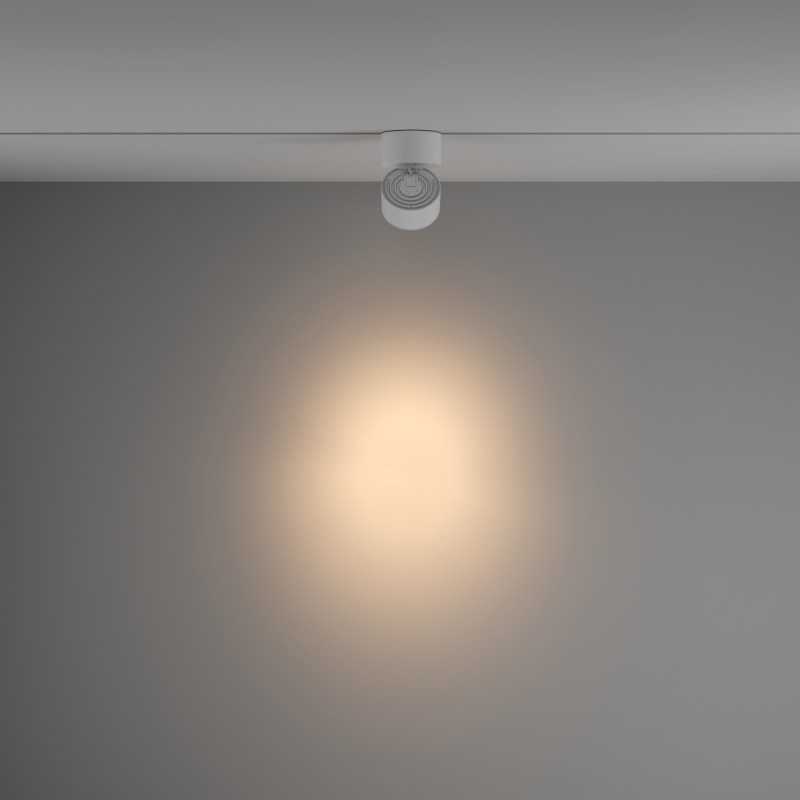 Светильник 10 см, 15W, 3000K, Maytoni Technical TR084-1-15W3K-D-W Dim Triac, белый