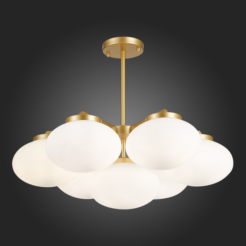 Люстра подвесная 77 см, ST LUCE MODICA SL1503.203.07 Золотистый