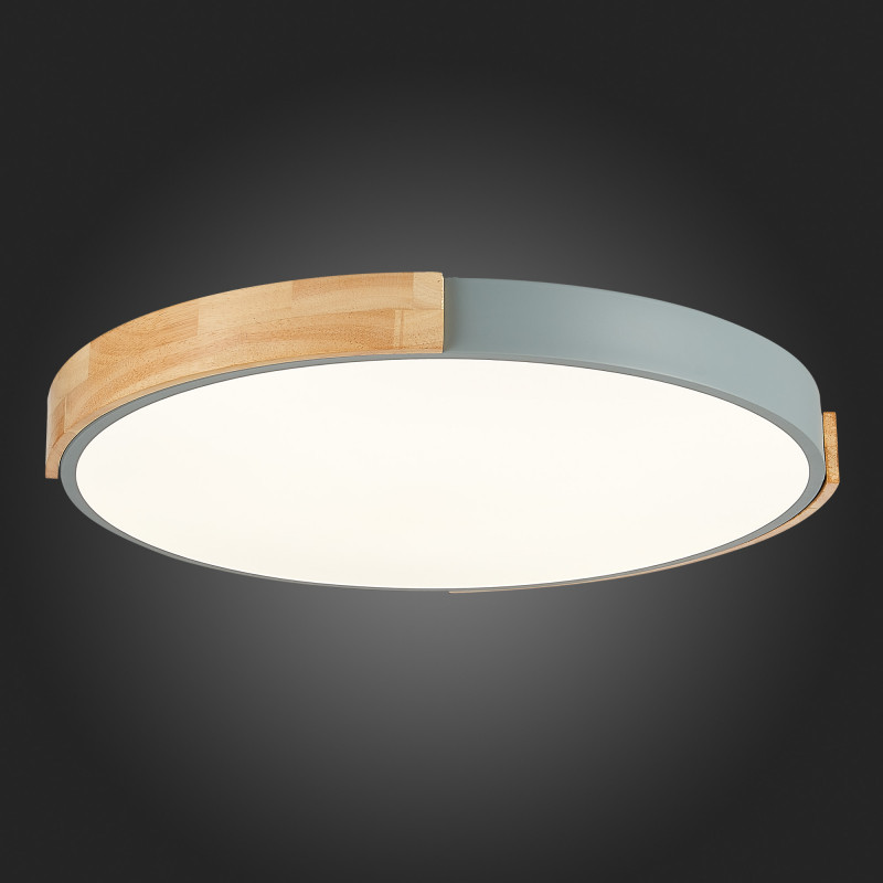 Светильник 50 см, 40W 3000K/4000K/6000K EVOLUCE DELIA SLE201372-01 Серый, Светлое дерево