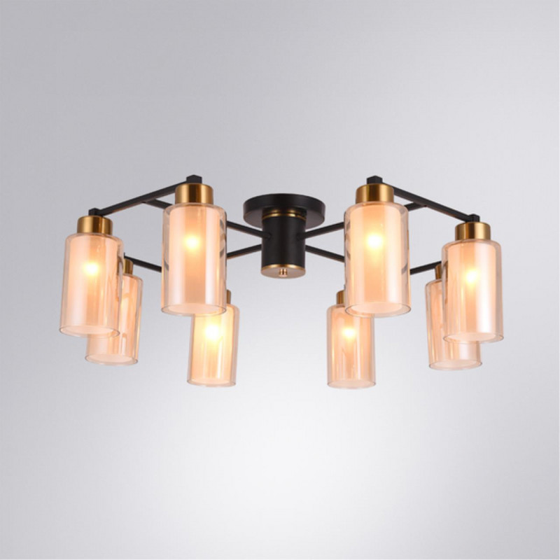 Светильник 76 см, Arte Lamp Leo A7027PL-8BK, черный