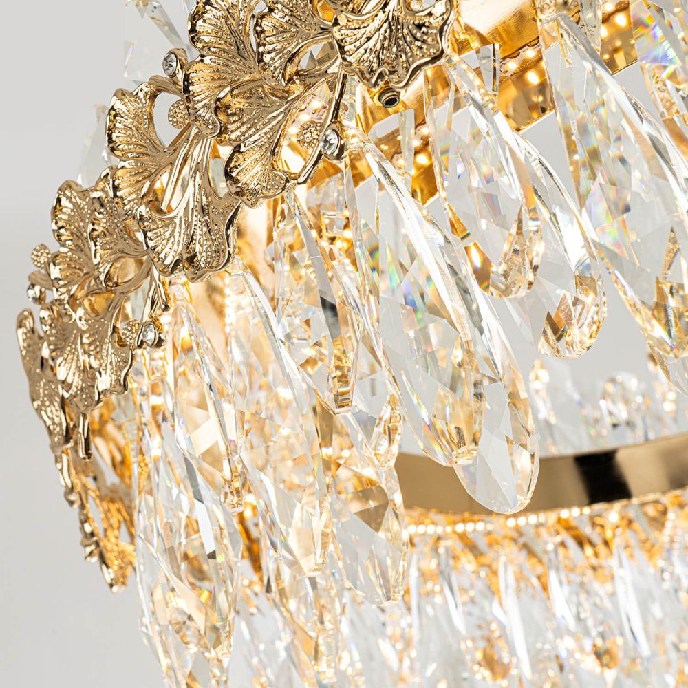 Люстра *60*20-160 см, *LED*73W, 3000-6000K, MODELUX  ML.9888.600 GD, Золото